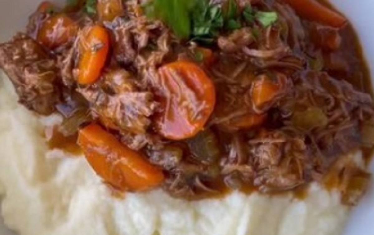 Recette: Boeuf effiloch� aux carottes.