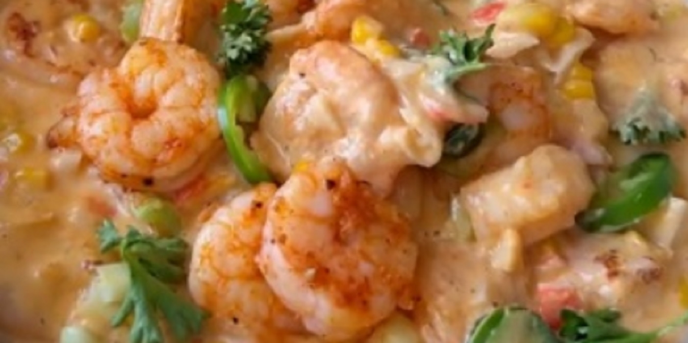 Recette: Soupe aux crevettes et son lait de coco.