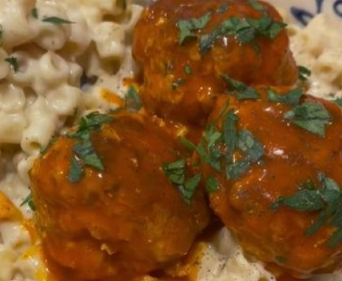 Recette: Boulette aux trois viandes, sauce barbecue.
