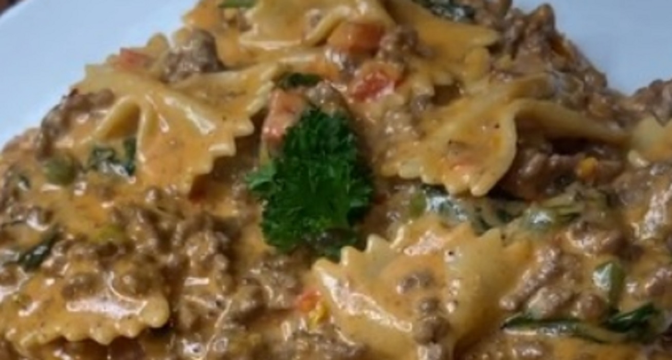 Recette: Boucles au boeuf et � l'oignon.