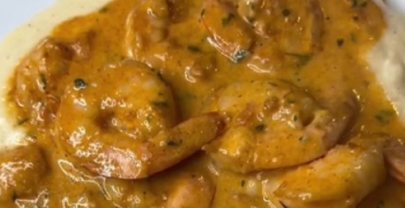 Recette: Crevettes en sauce.