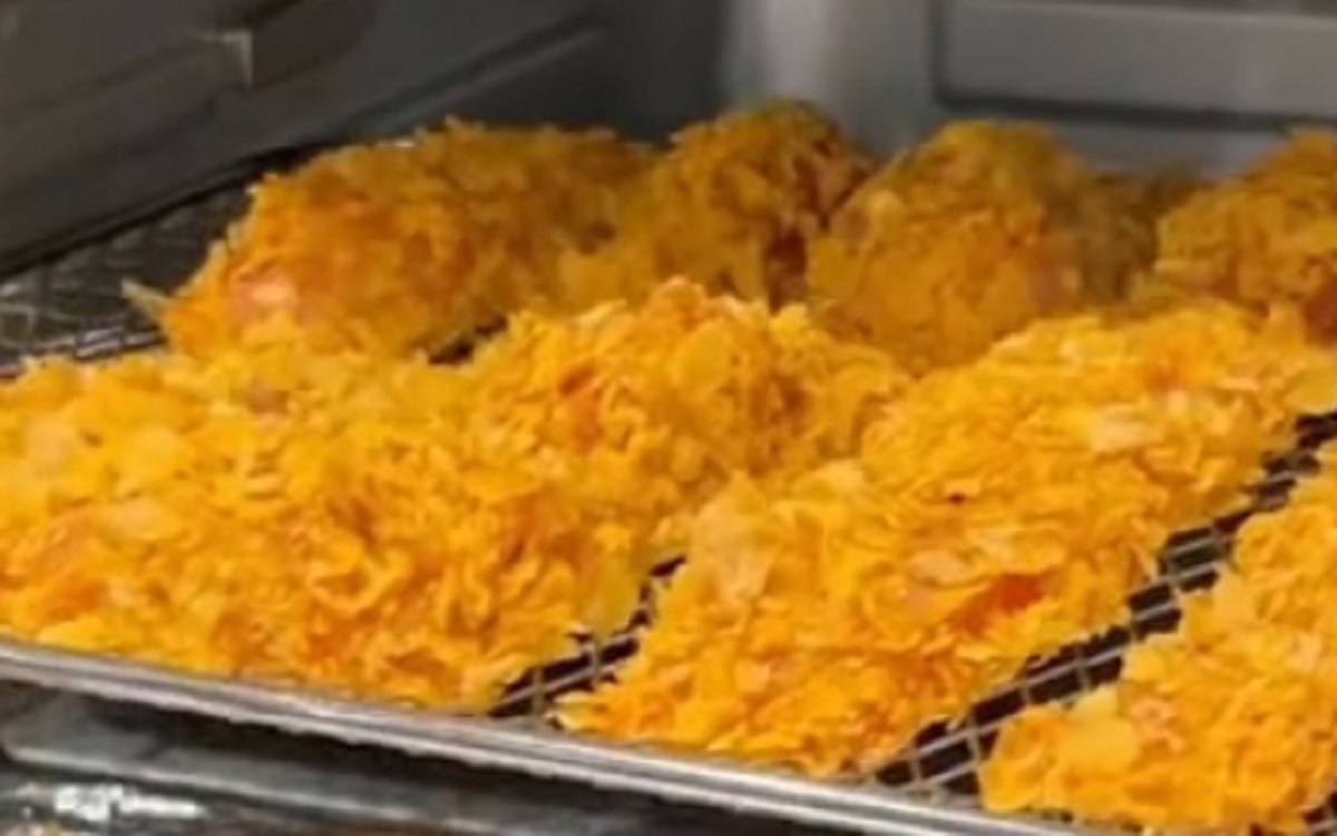 Recette: Lani�res de poulet croustillantes.