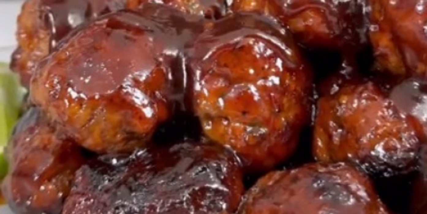 Recette: Boulettes de viande glaces  la mlasse.