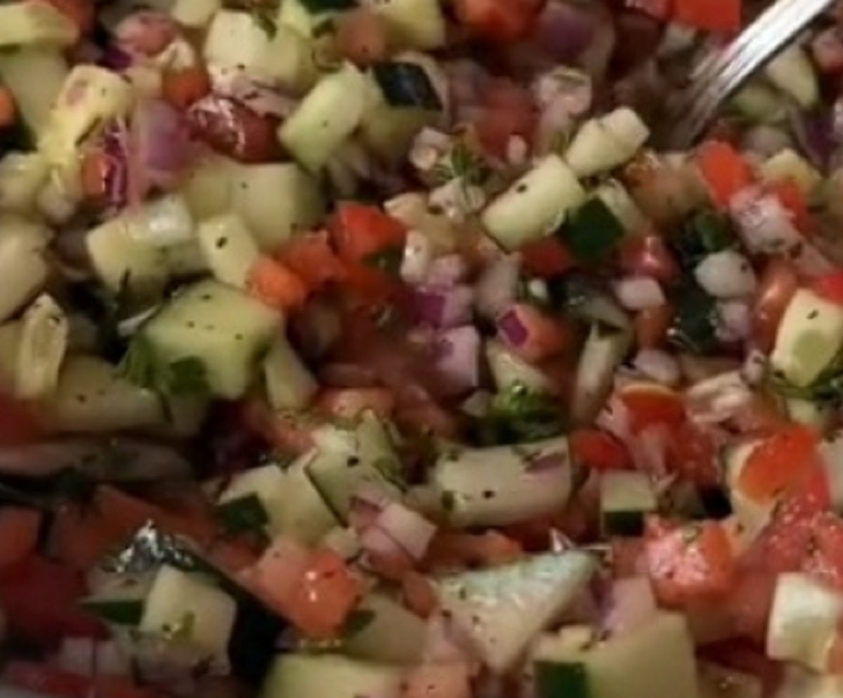 Recette: Salade de légumes.