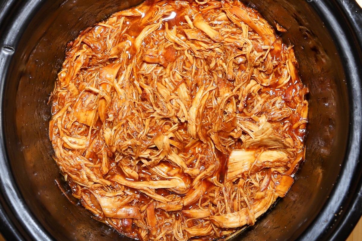 Recette: Poulet effiloch�.