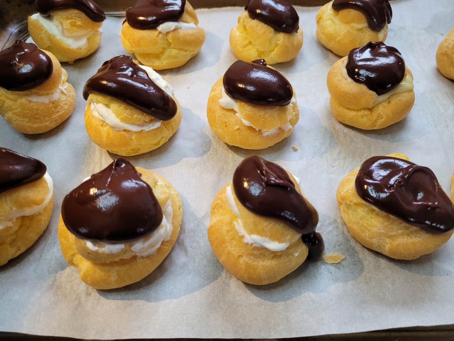 Ces choux  la crme sont tout simplement divin. 