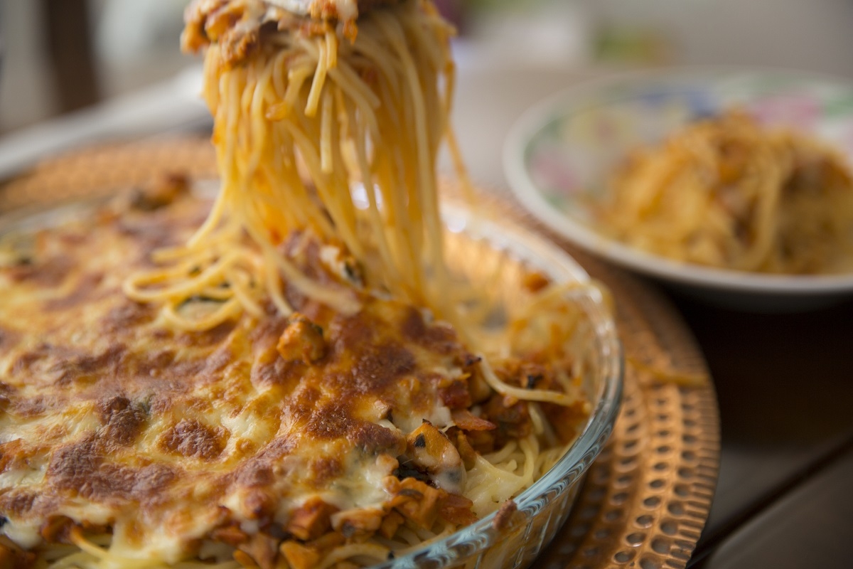 Recette: Spaghetti spécial maman.