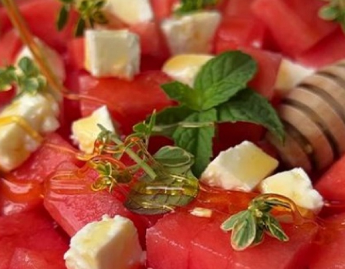Recette: Salade de melon.