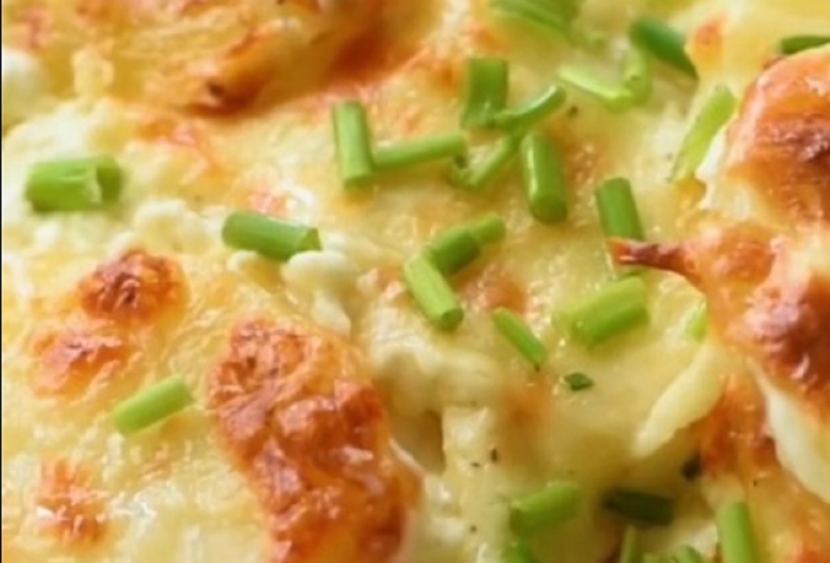 Recette: Gratin de pommes de terre.