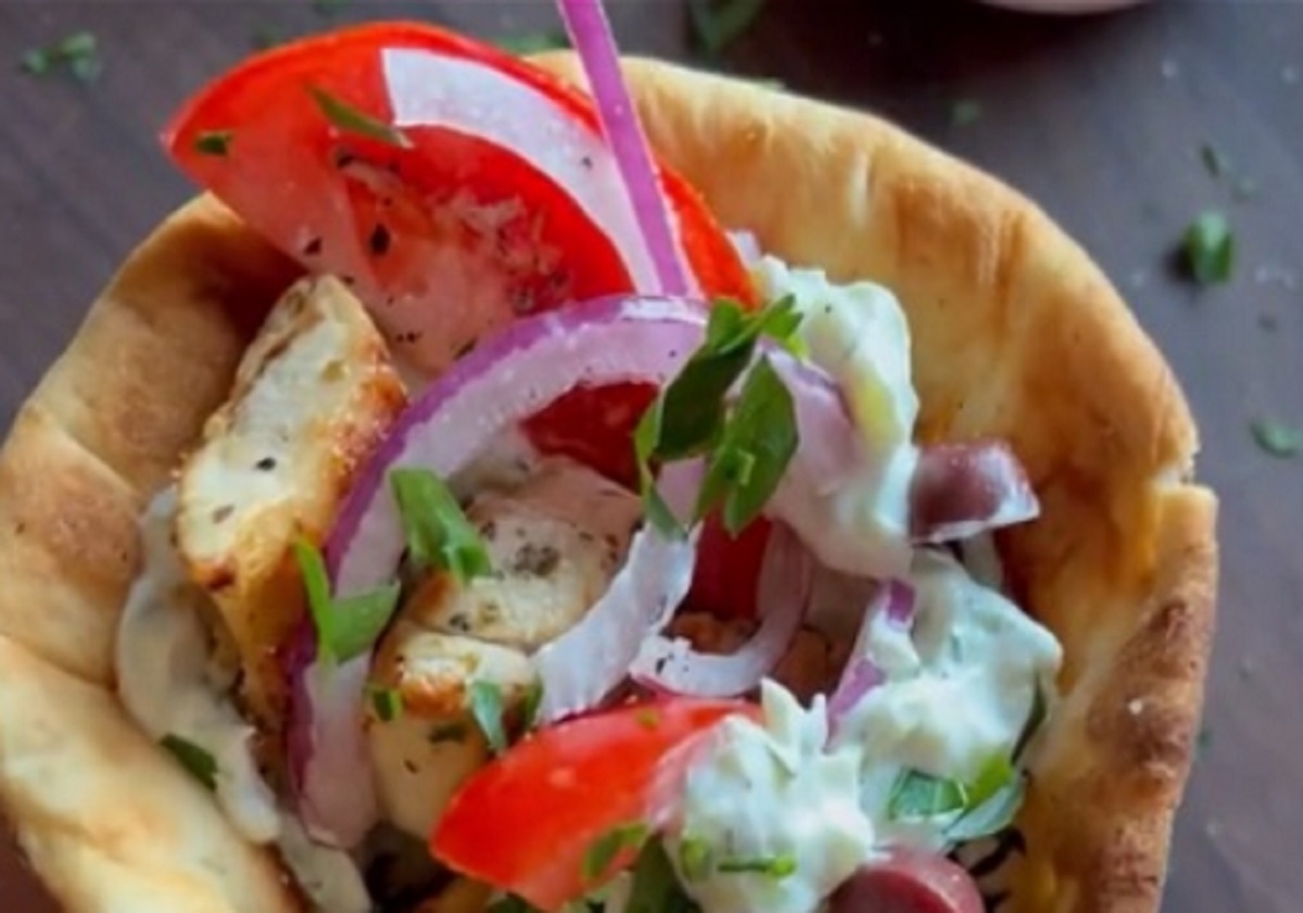 Recette: Gyros au poulet dlicieux.