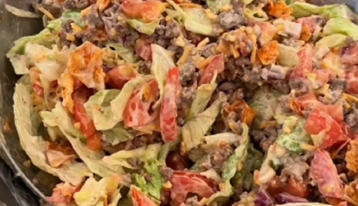 Recette: Salade Nachos de maman.