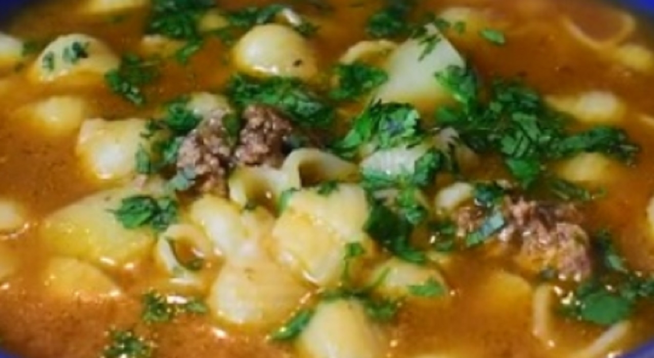 Recette: Soupe coquilles et boeuf.