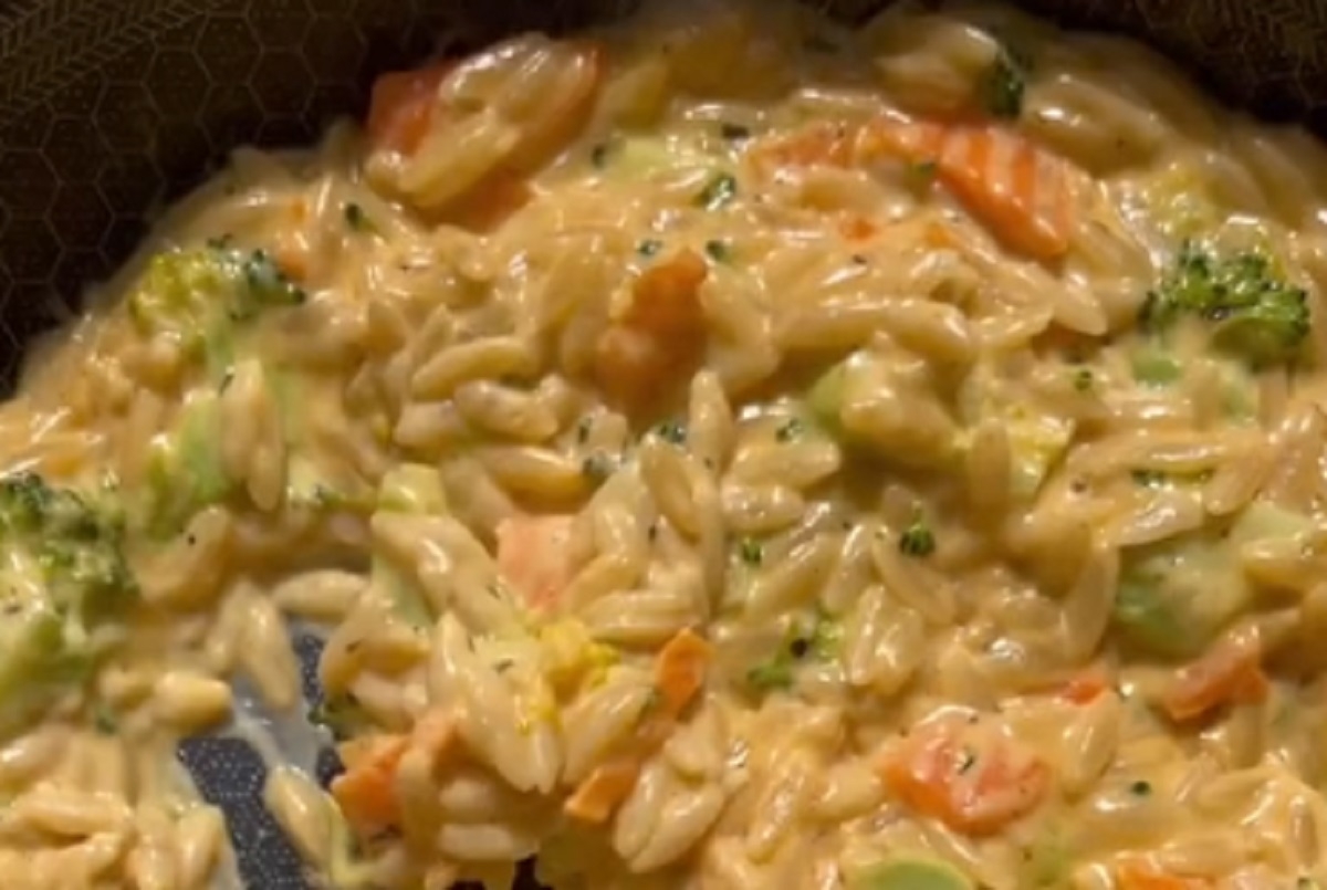 Recette: Orzo crmeux aux lgumes.