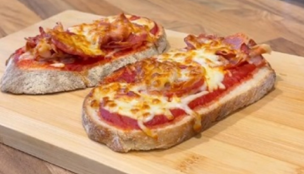 Recette: Croque Monsieur pizza pur dlice.