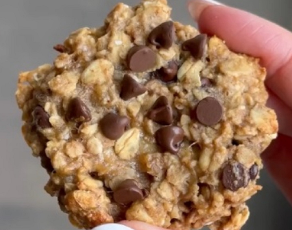 Recette: Biscuits aux bananes, avoine et chocolat.