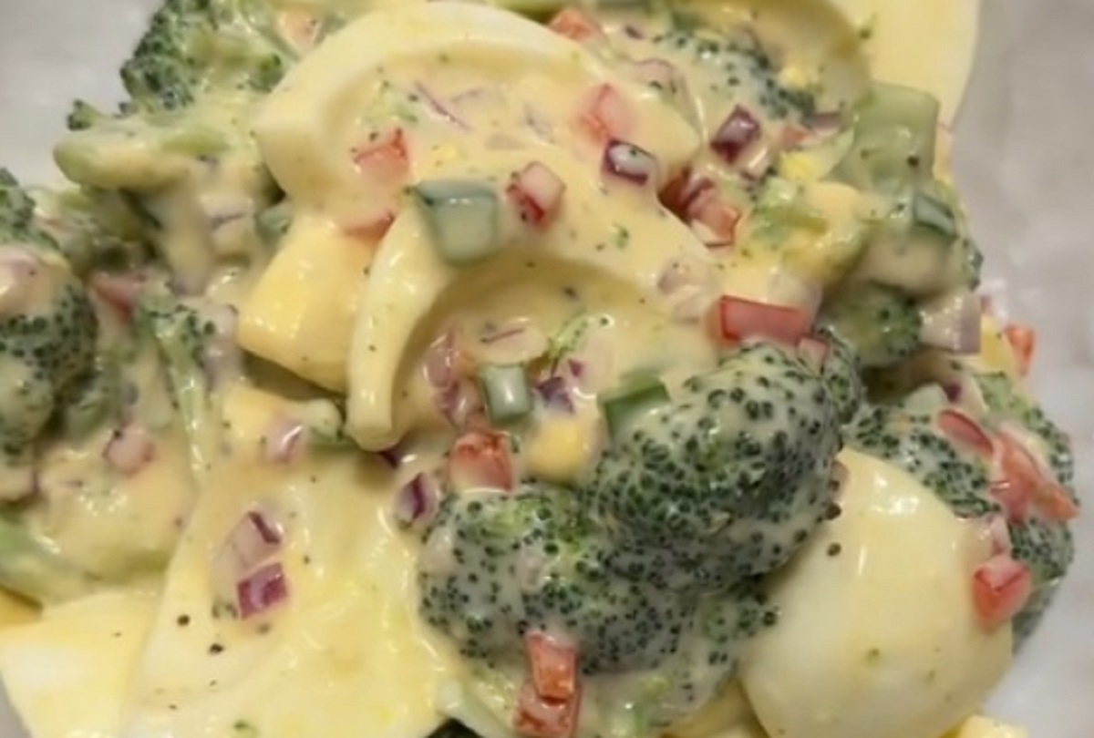 Recette: Salade d'oeufs et brocolis.