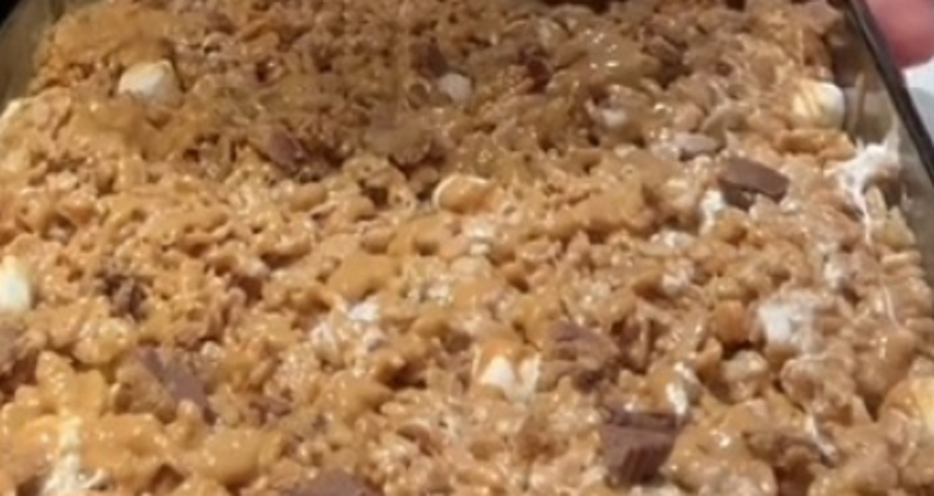 Recette: Rice krispies au beurre d'arachides.