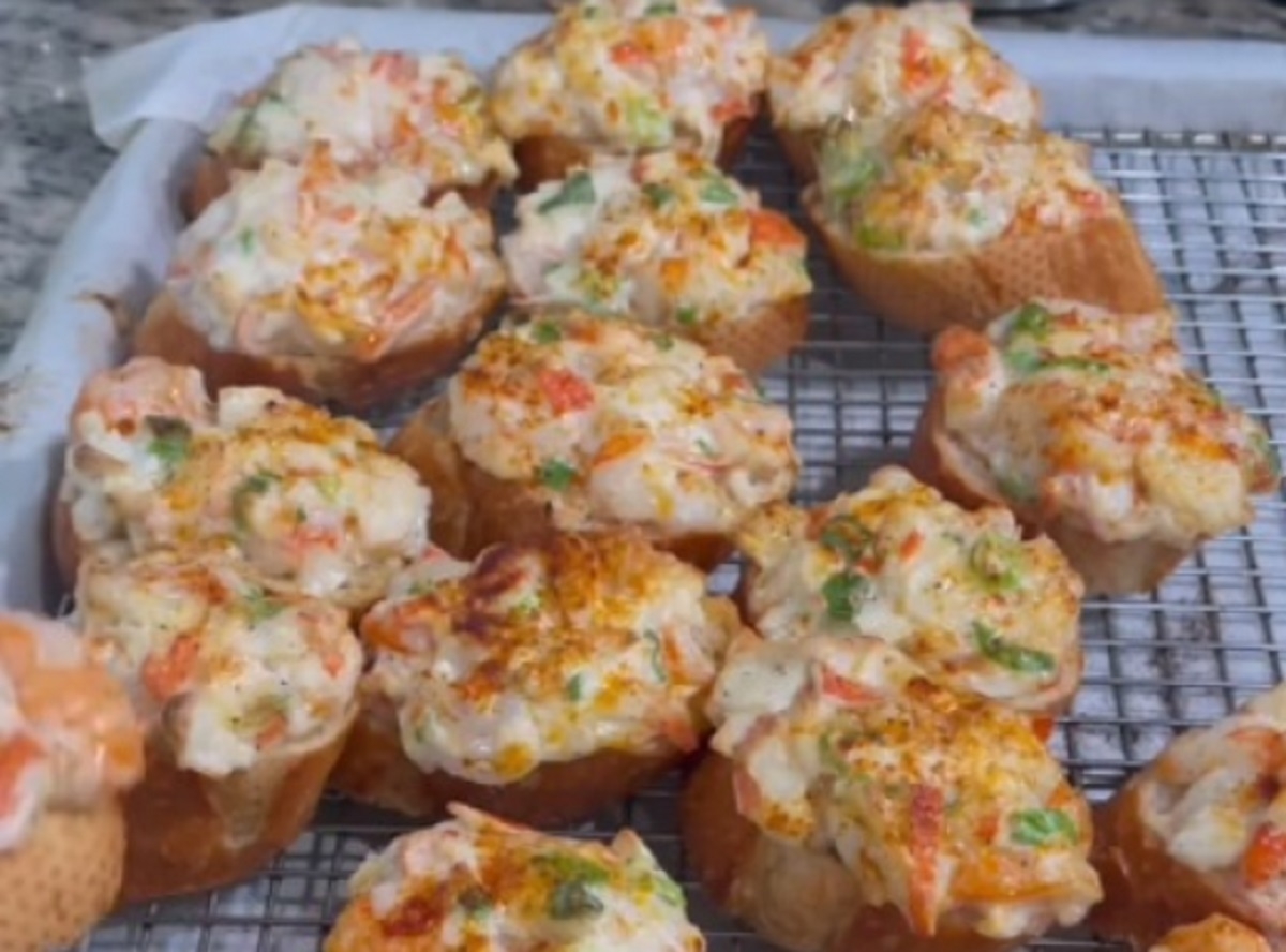 Recette: Crotons aux fruits de mer dlicieux.