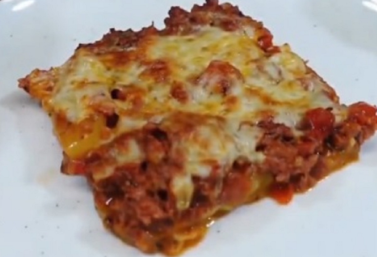 Recette: Casserole de pommes de terre en tranches et boeuf hach�.