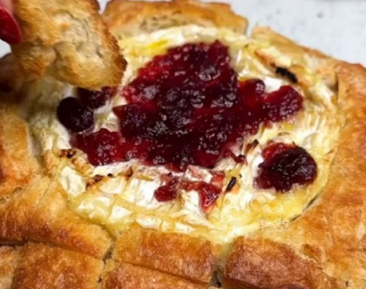 Recette: Camembert fondant au canneberges et sirop d'rable.