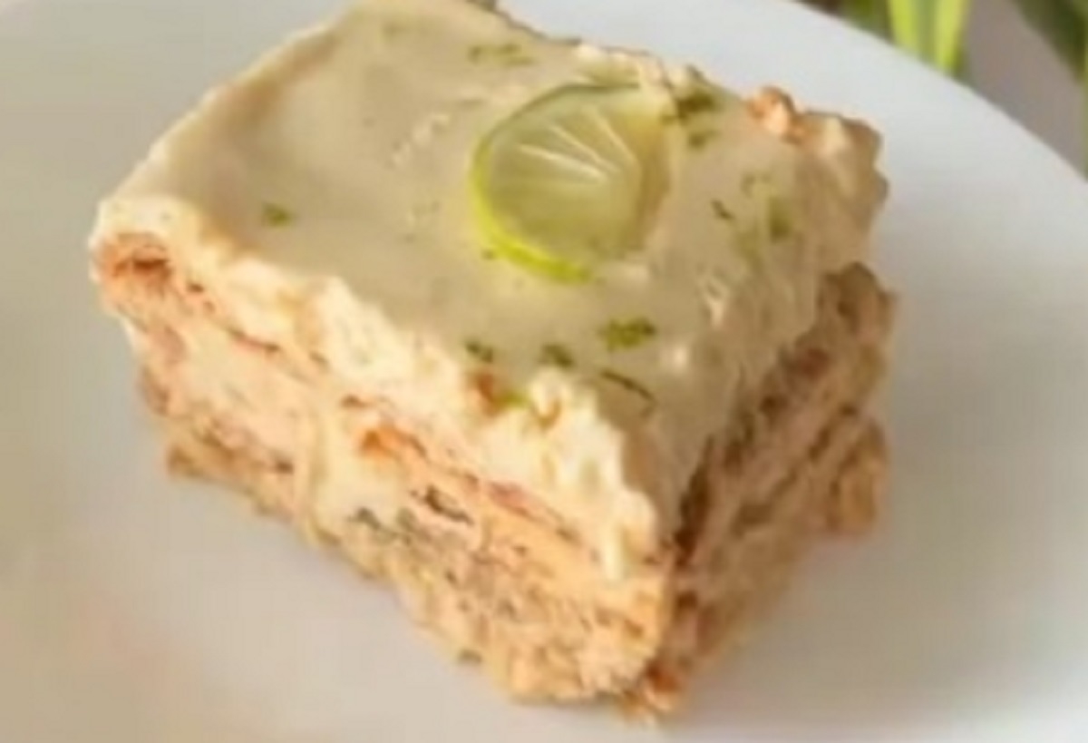 Recette: G�teau frigidaire � la lime.
