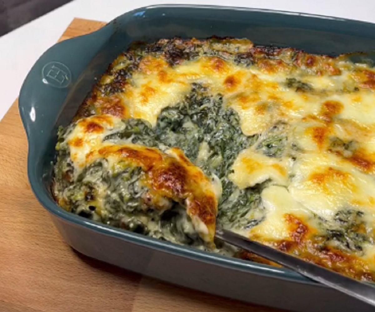 Recette: Casserole aux pinards.
