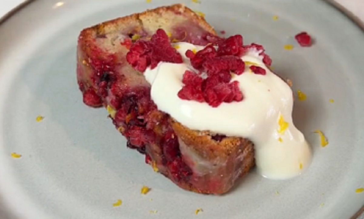Recette: Pain aux framboises et citron.