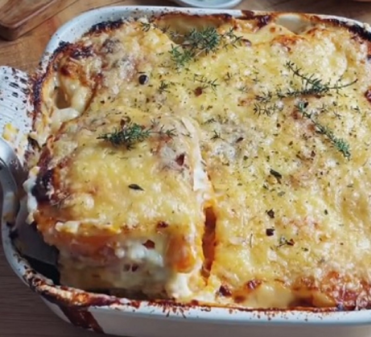 Recette: Lasagne de courge butternut.