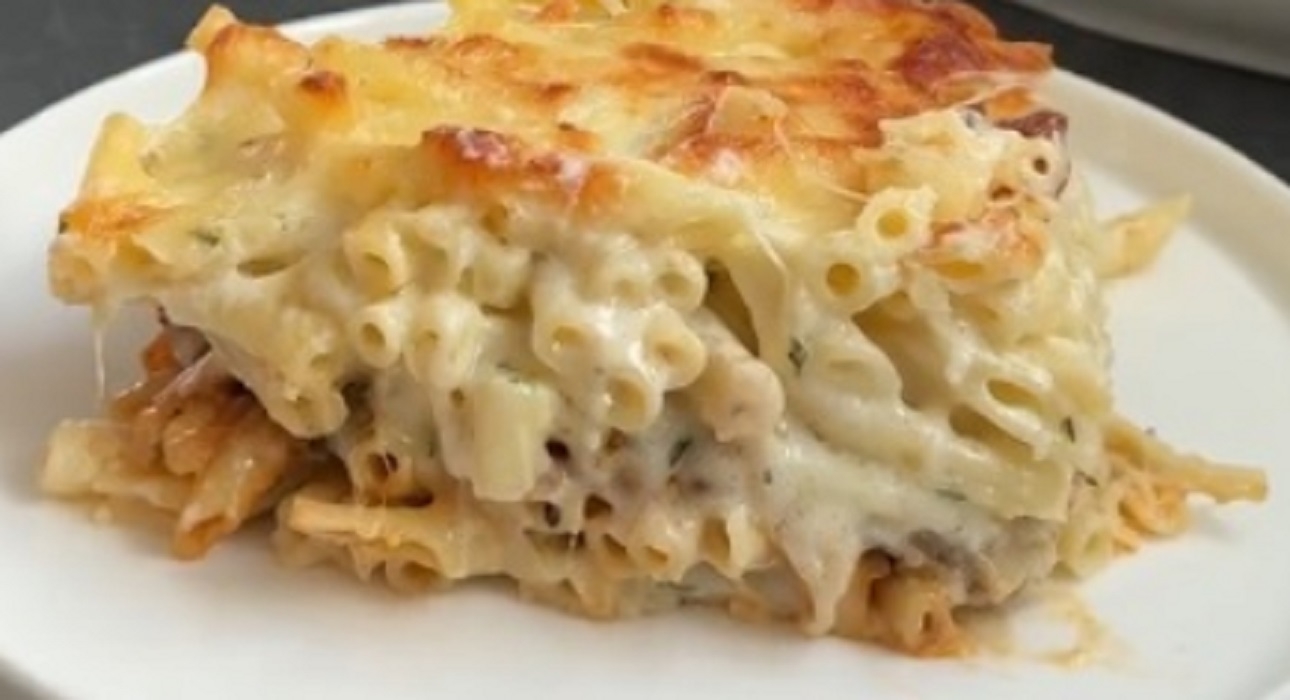 Recette: Gratin de p�tes aux champignons