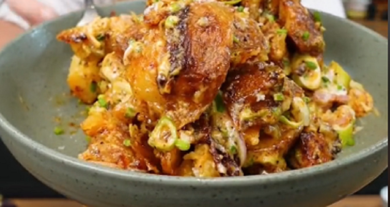 Recette: Salade de pommes de terre, spcial maman.