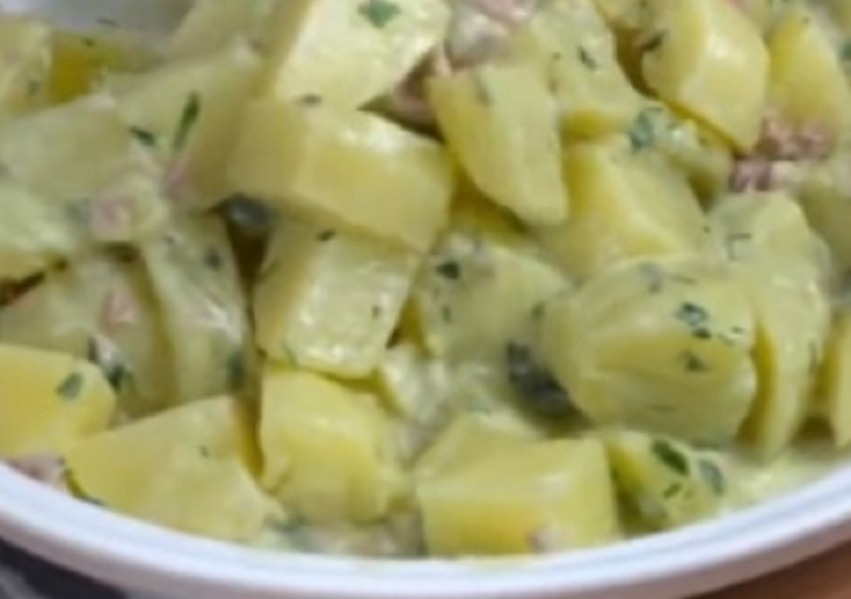 Recette: Salade de pommes de terre au thon.