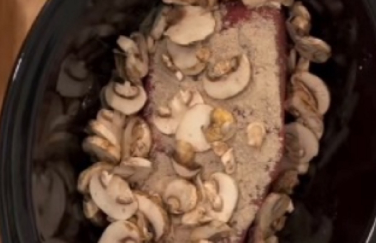 Recette: Rti de palette aux champignons.