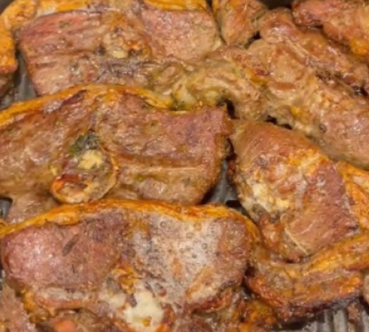 Recette: C�telettes de porc � la friteuse � air.