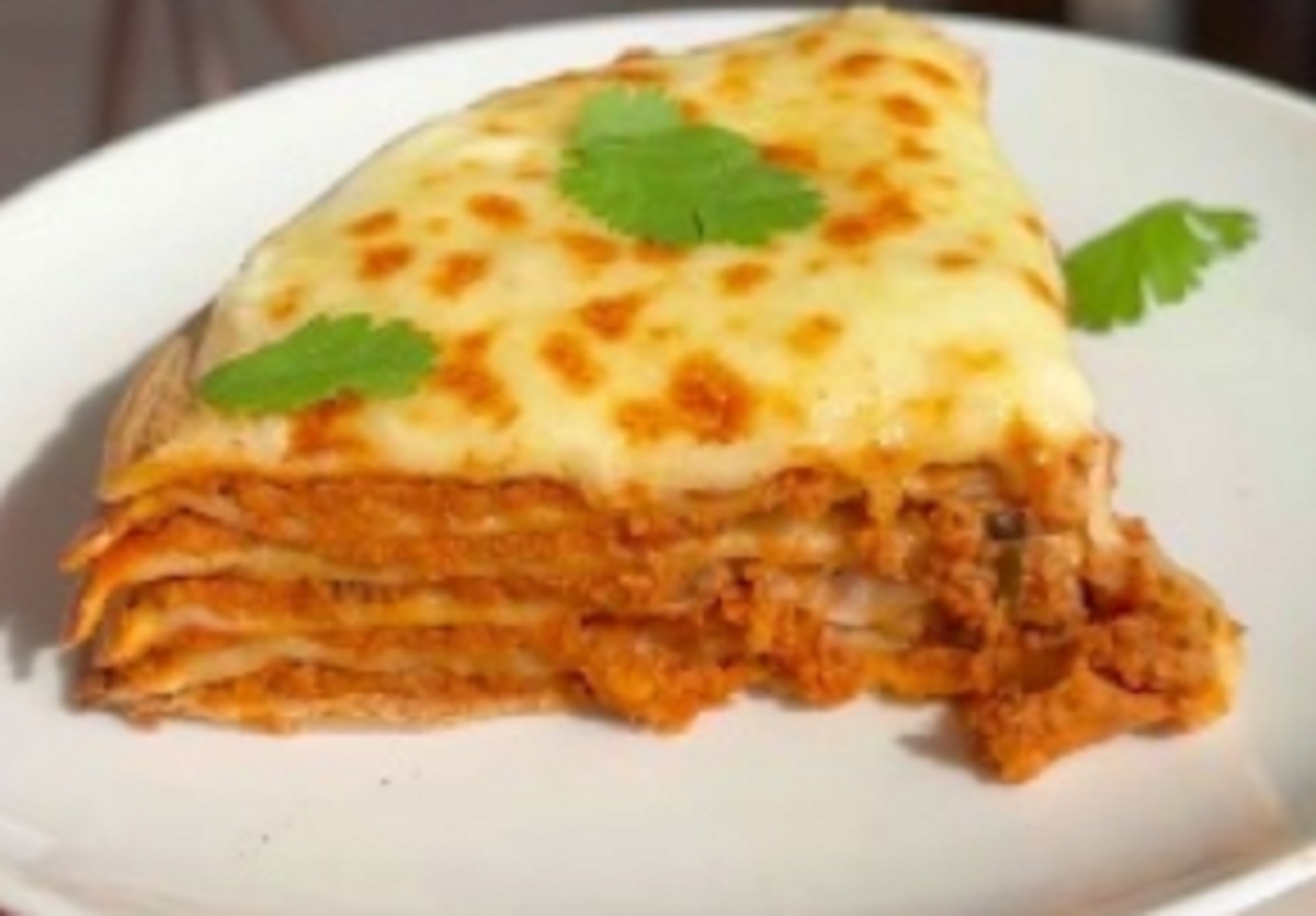 Recette: tager au got de lasagne. 