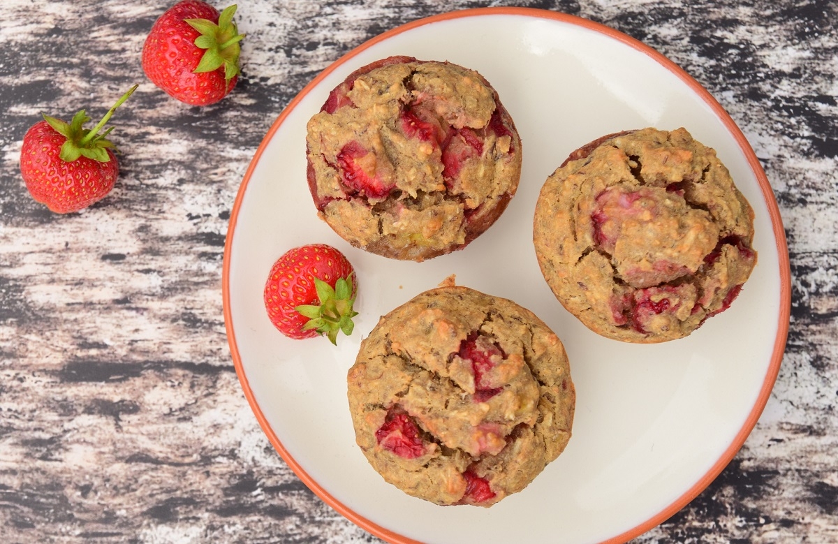 Recette: Biscuits avoine et fraises.