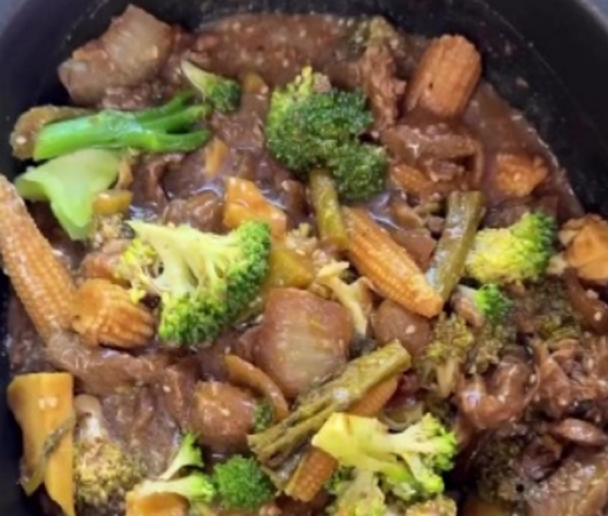 Recette: Boeuf au brocoli � la mijoteuse.