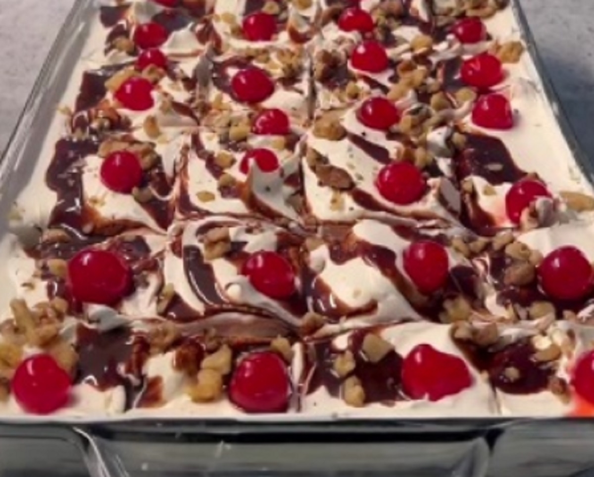 Recette: Carrs banana split au fromage  la crme.