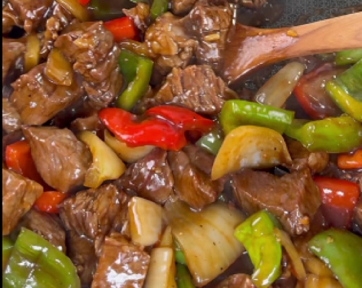 Recette: Saut de boeuf et lgumes.