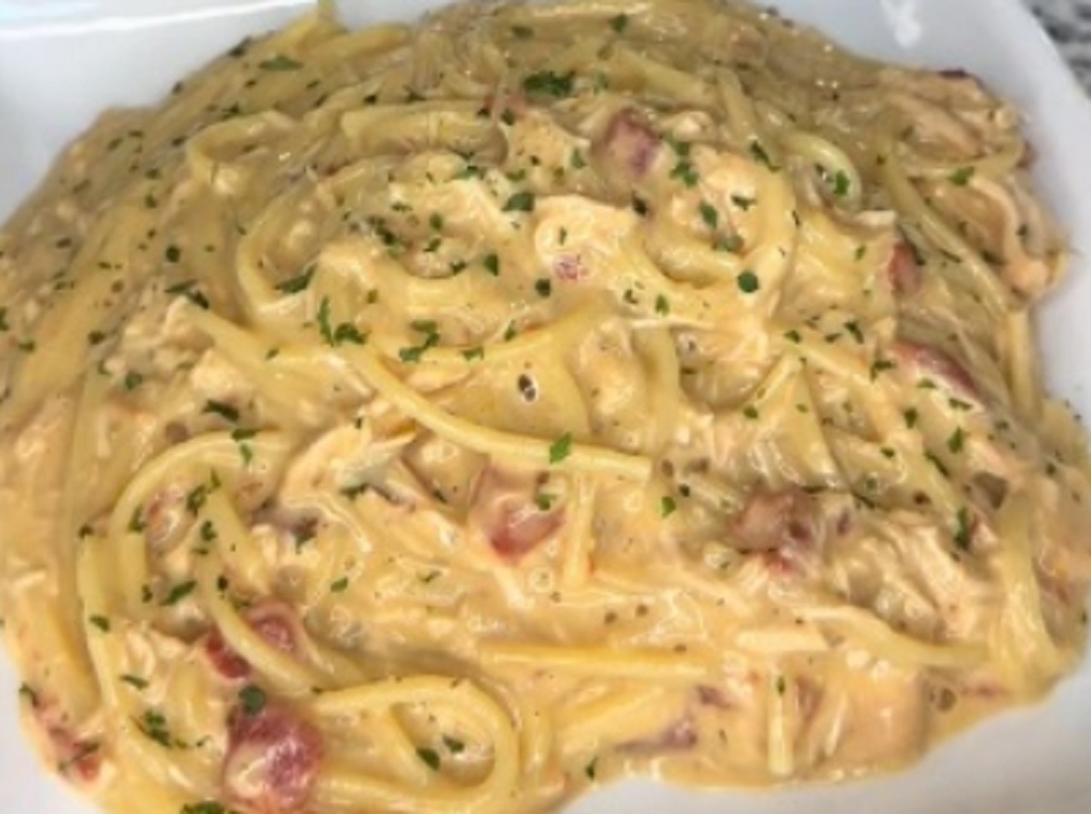 Recette: Spaghetti crmeux au jambon.