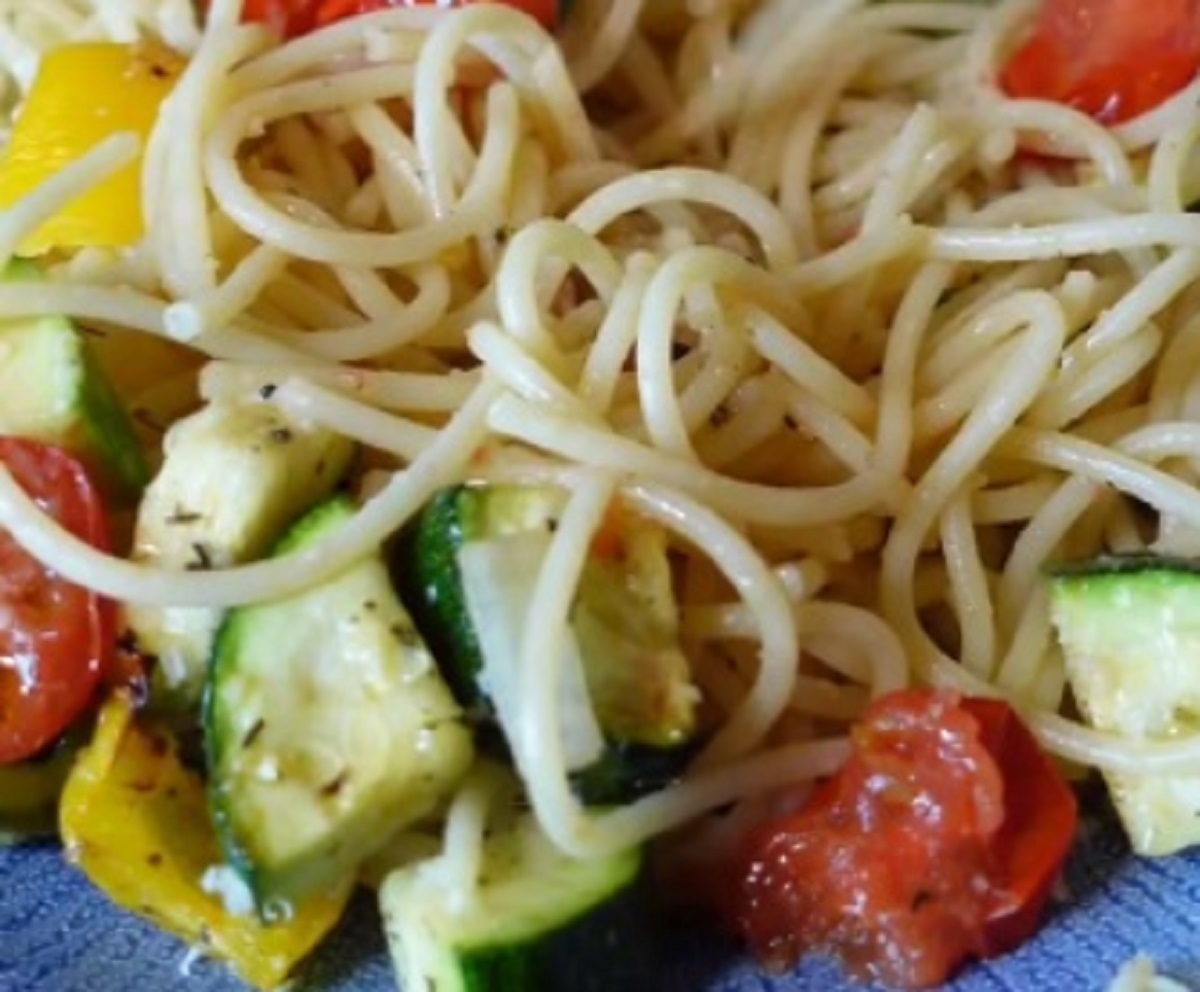 Recette: Spaghetti aux lgumes de jardin.