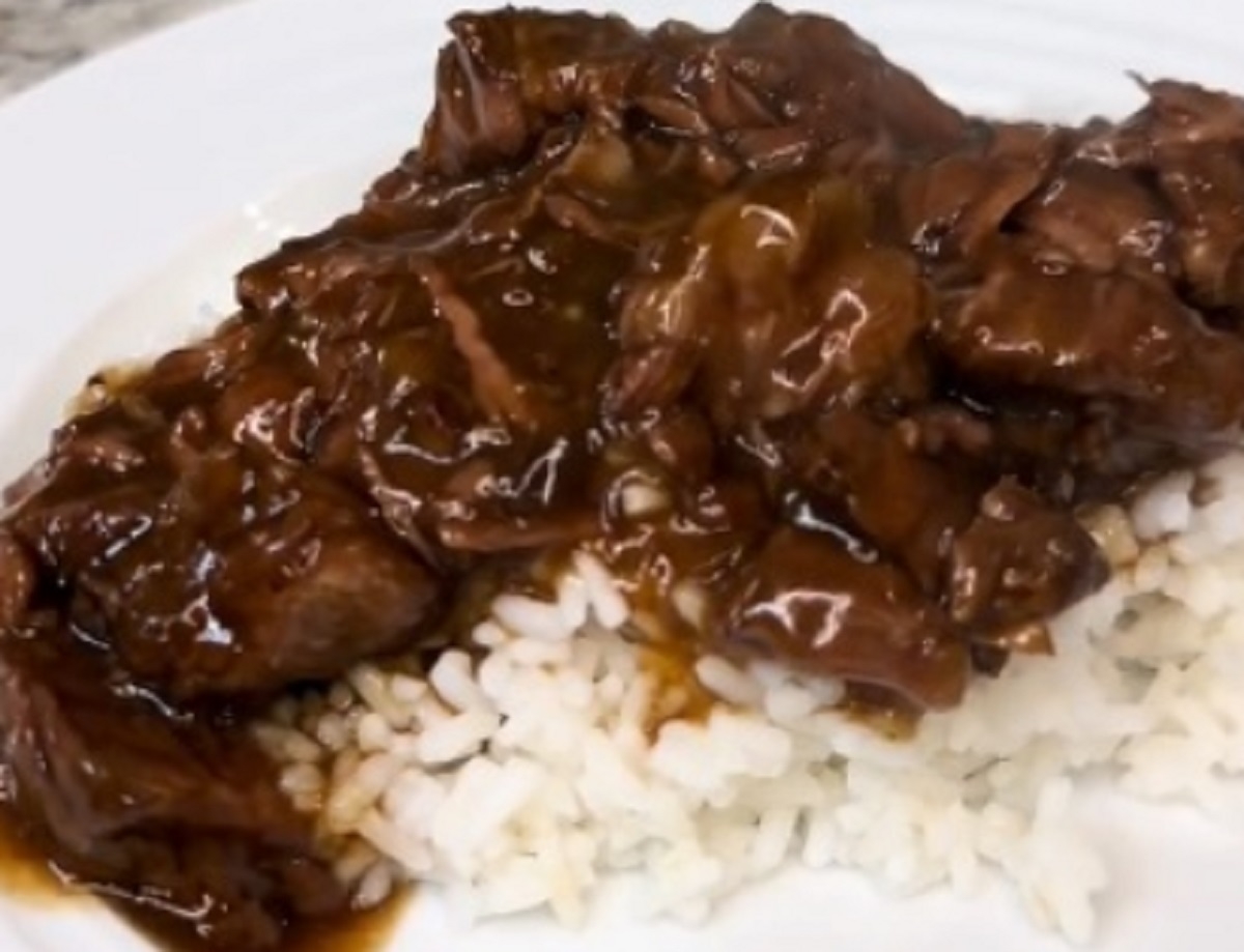 Recette: Cubes de boeuf en sauce  la mijoteuse.