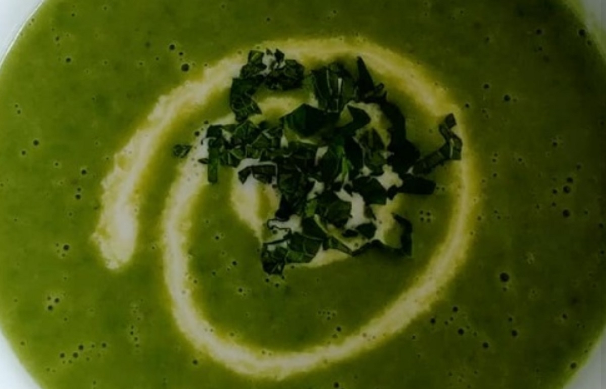 Recette: Potage de brocoli et haricot blanc.