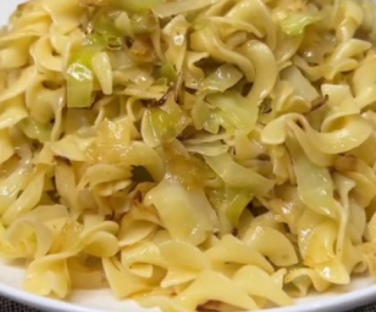Recette: Nouilles au chou de maman.