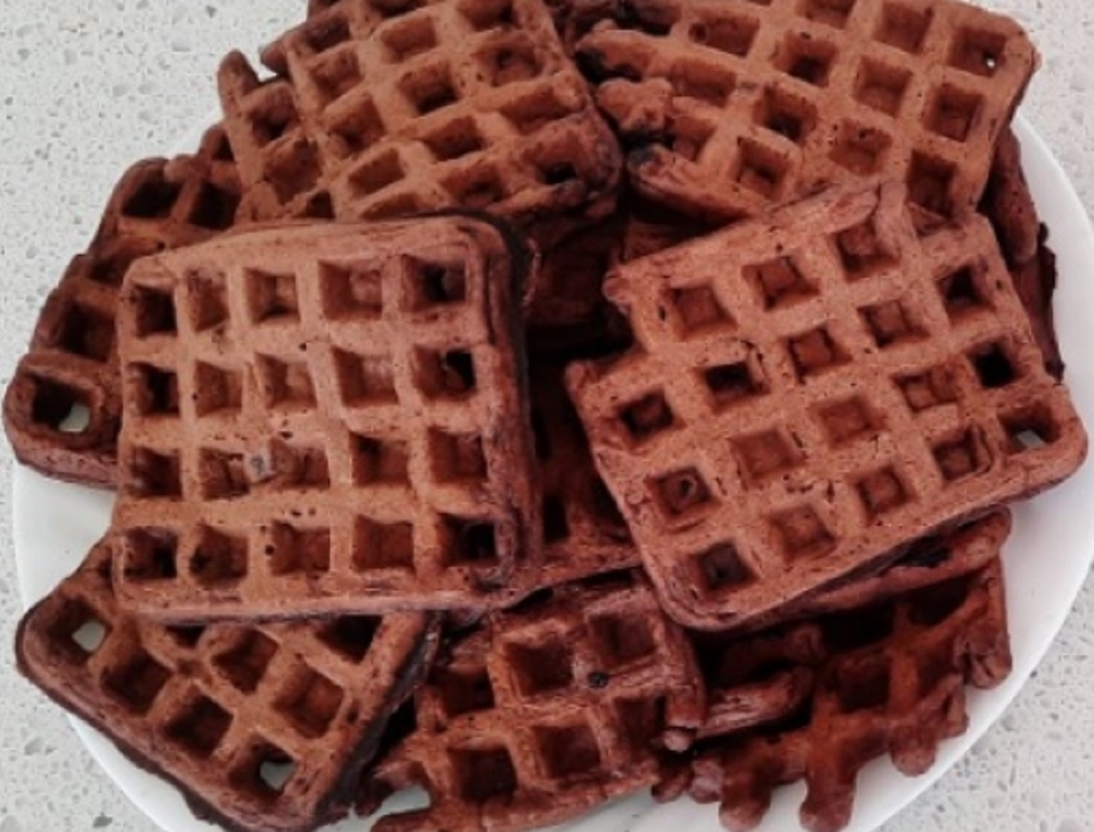 Recette: Gauffres au chocolat.