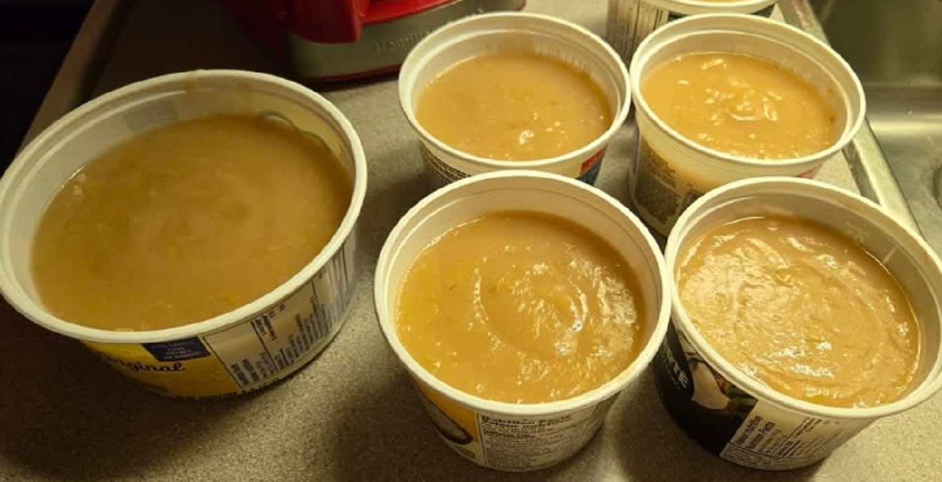 Recette: Compote de pommes sans sucre.