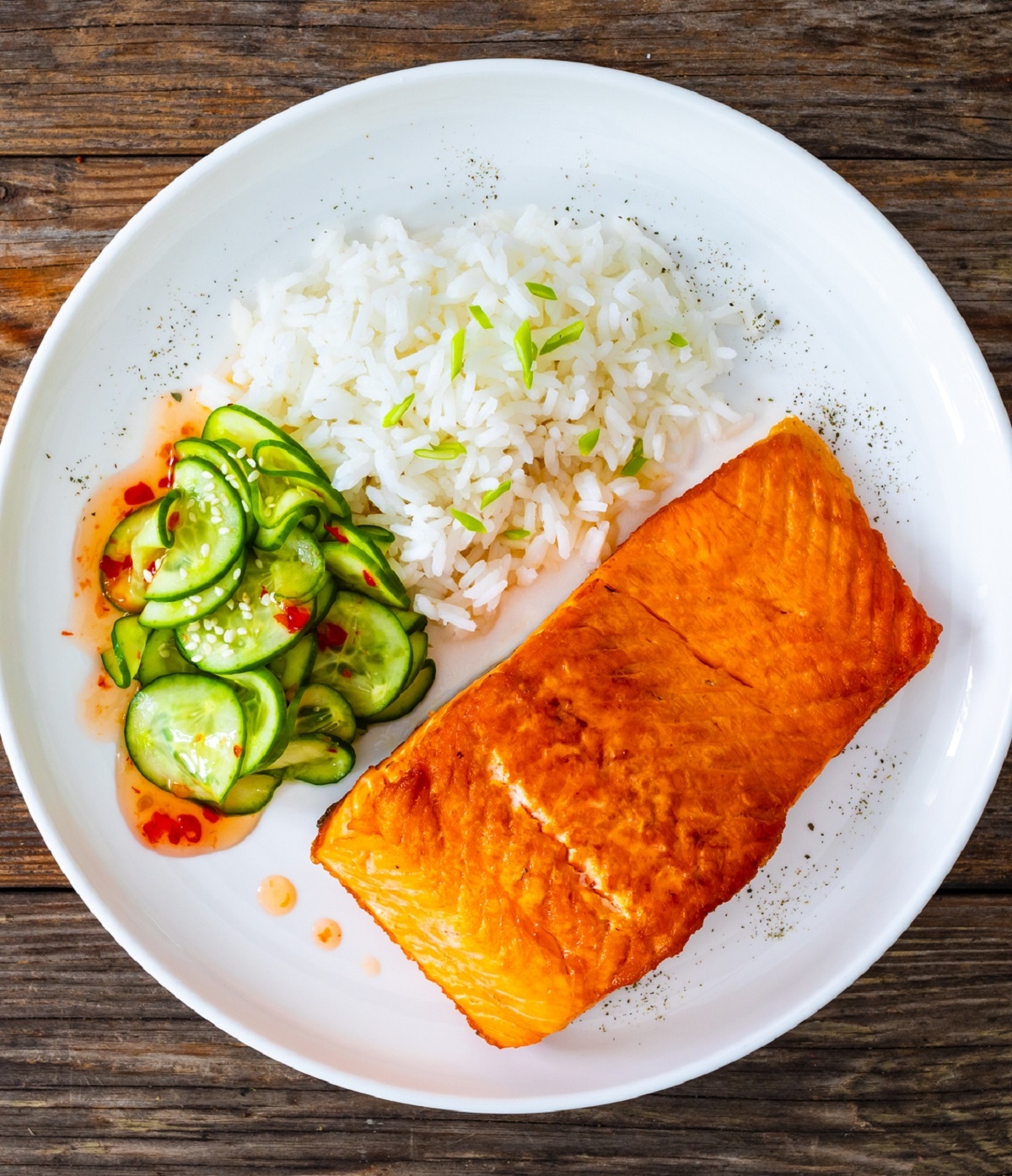 Recette: Filet de saumon au four.