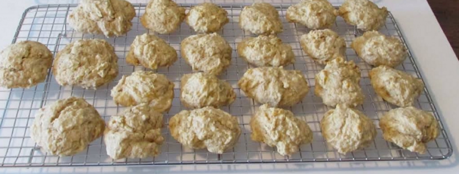 Recette: Biscuits moelleux avoine et aux bananes.