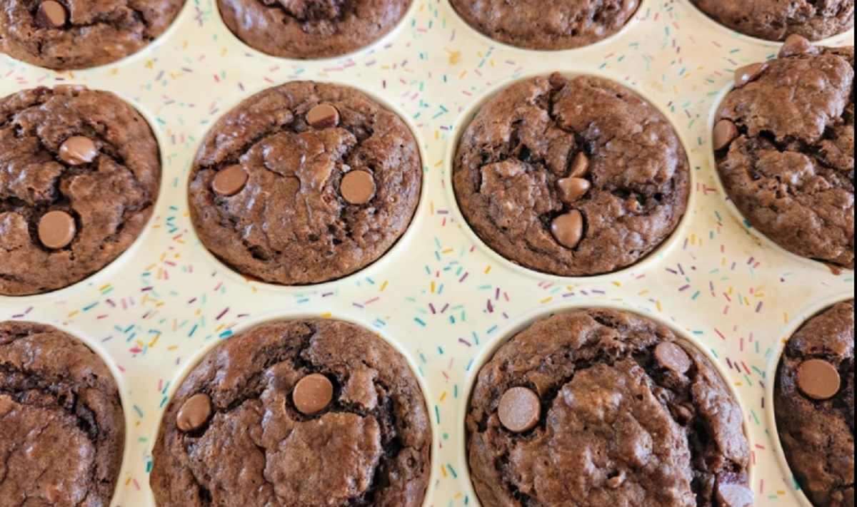 Recette: Muffins au chocolat, avoine�et yogourt.