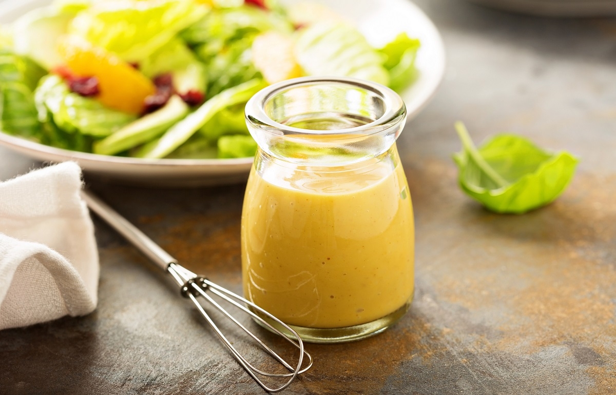 Recette: Vinaigrette moutarde et miel.