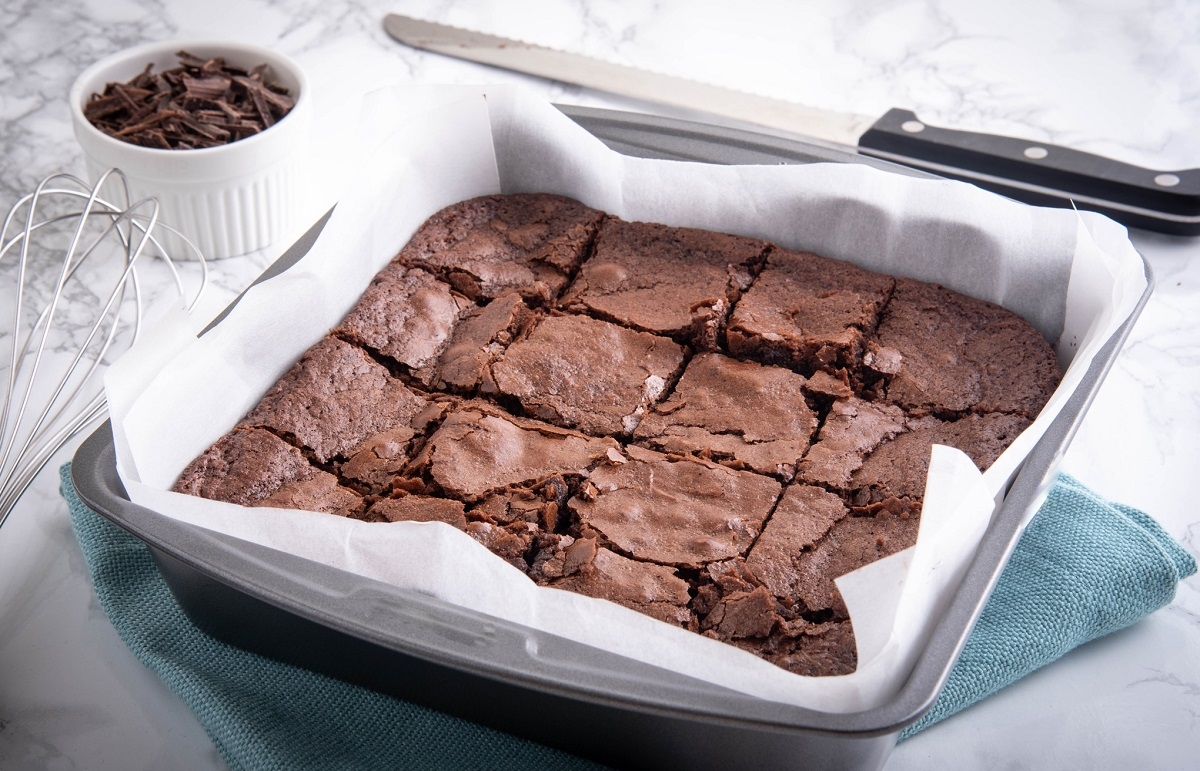 Recette: Brownies au chocolat et bananes.
